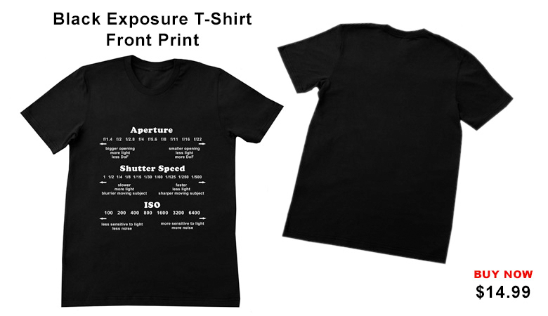 Black Exposure T-shirt Front