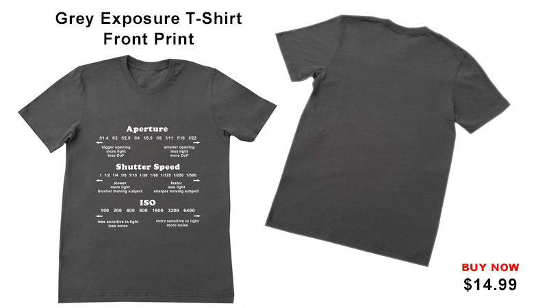 Grey Exposure T-shirt Front